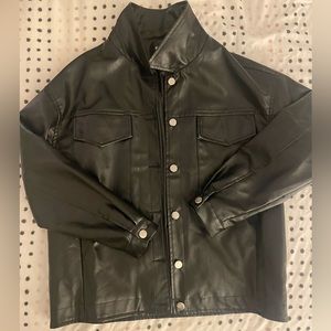 Princess Polly faux leather jacket.